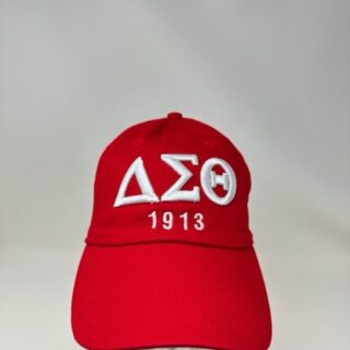 QU1018 Red Cap with White DST Symbols