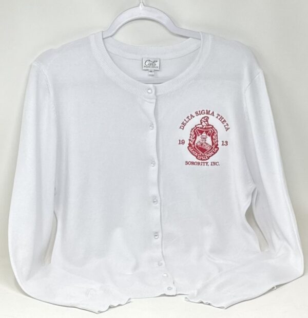 SW650 White Cardigan Sweater - Sizes Available SM-3XL - Image 6