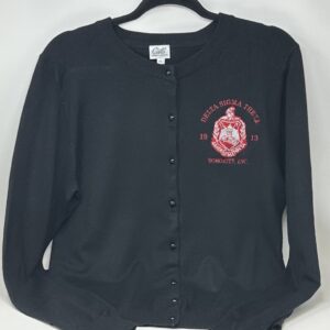 SW651 Black Cardigan Sweater - Sizes Available SM-3XL