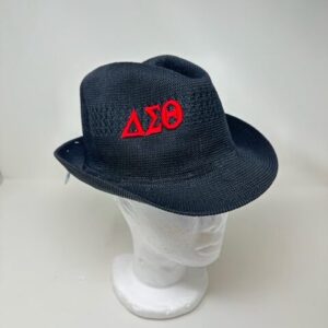 MA32 Black Fedora with Red DST Symbols