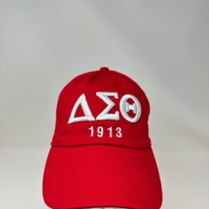 QU1018 Red Cap with White DST Symbols