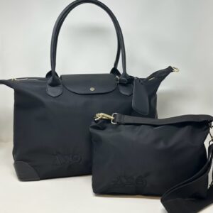 CP13 J-Champ Black 2 in 1 Tote with Black DST Symbols