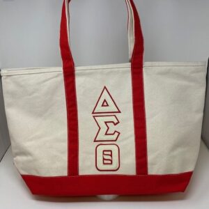 Canvas Beach Tote Bag  with DST Symbols