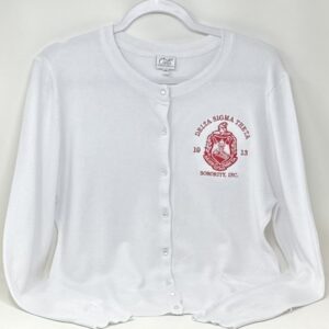 SW650 White Cardigan Sweater - Sizes Available SM-3XL